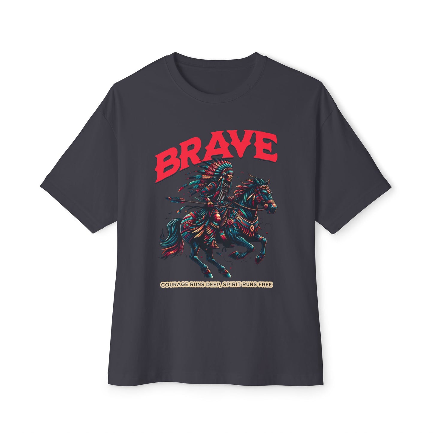 Brave Spirit Oversized Tee