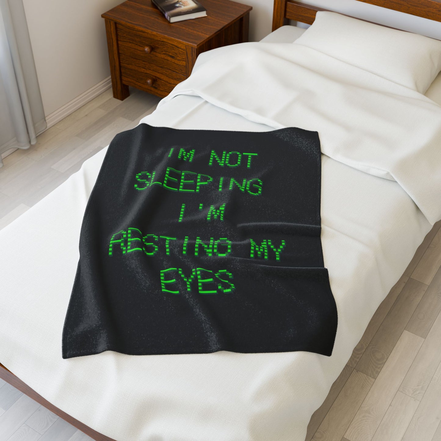 "Resting My Eyes" Blanket