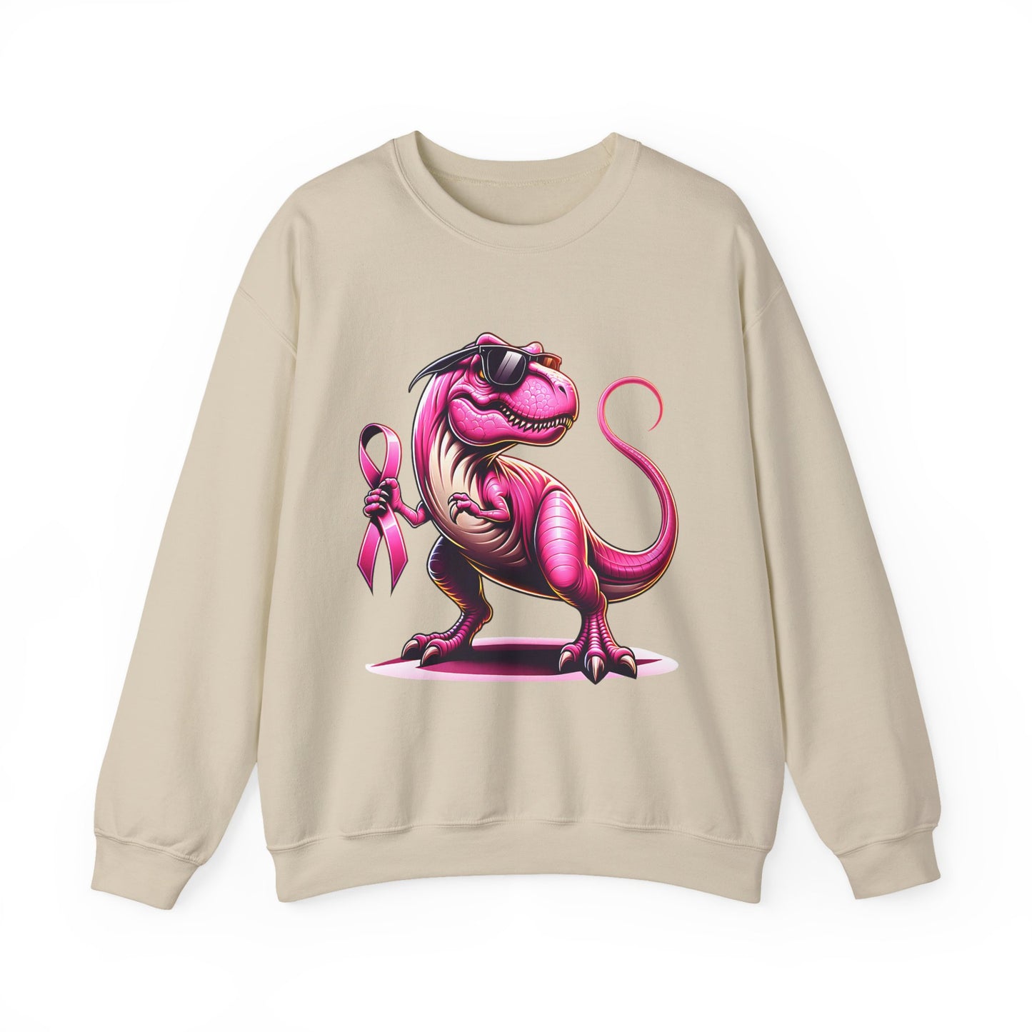 T-Rex Breast Cancer Awareness Sweatshirt