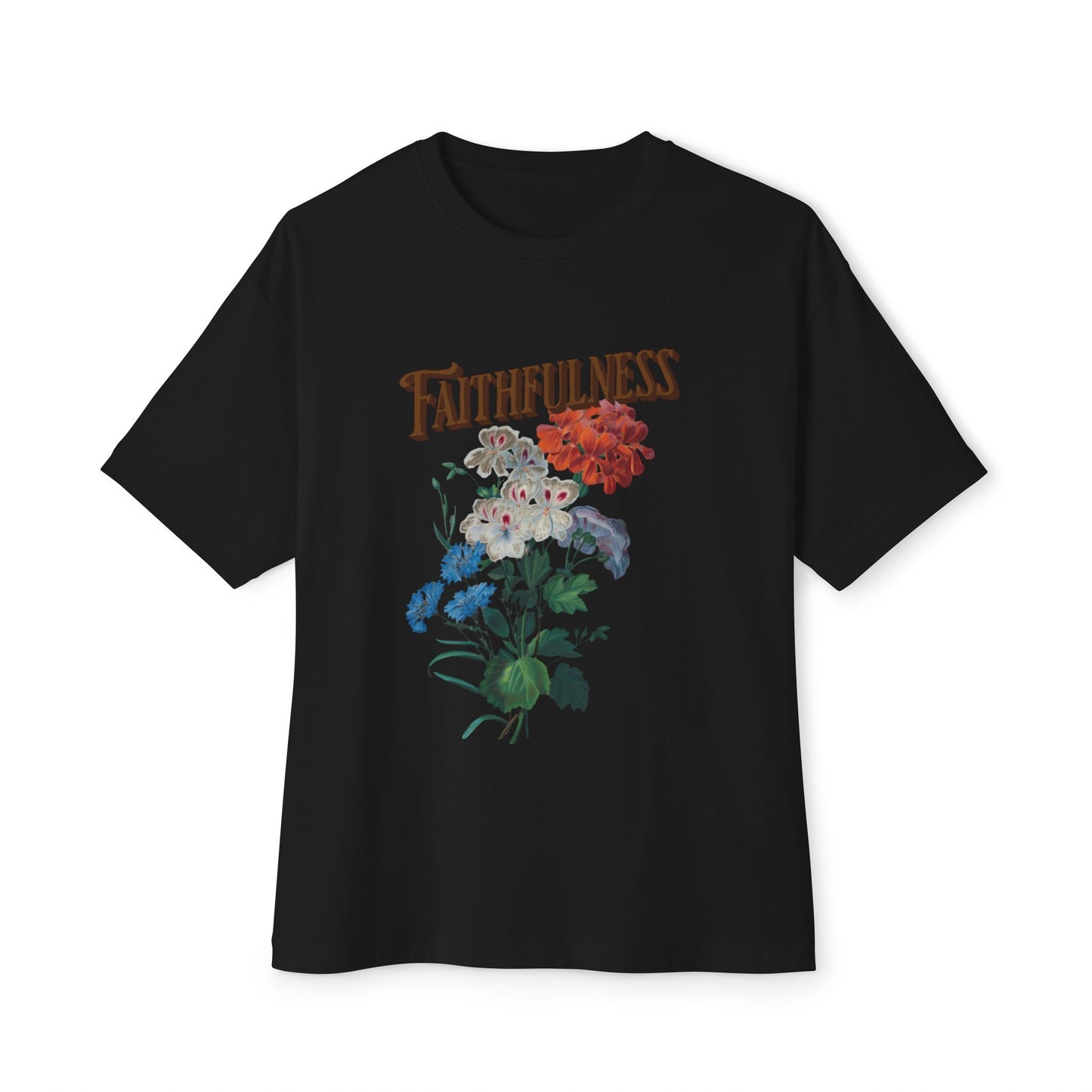 Faithfulness Floral Oversized Tee