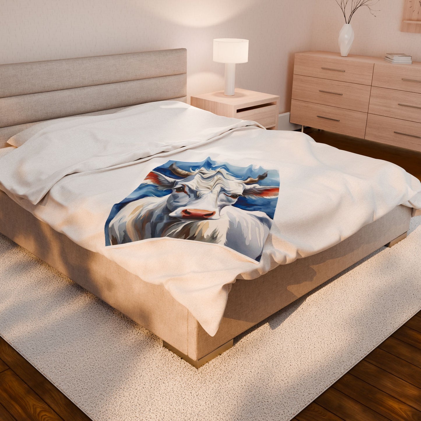 Cow Plush Blanket