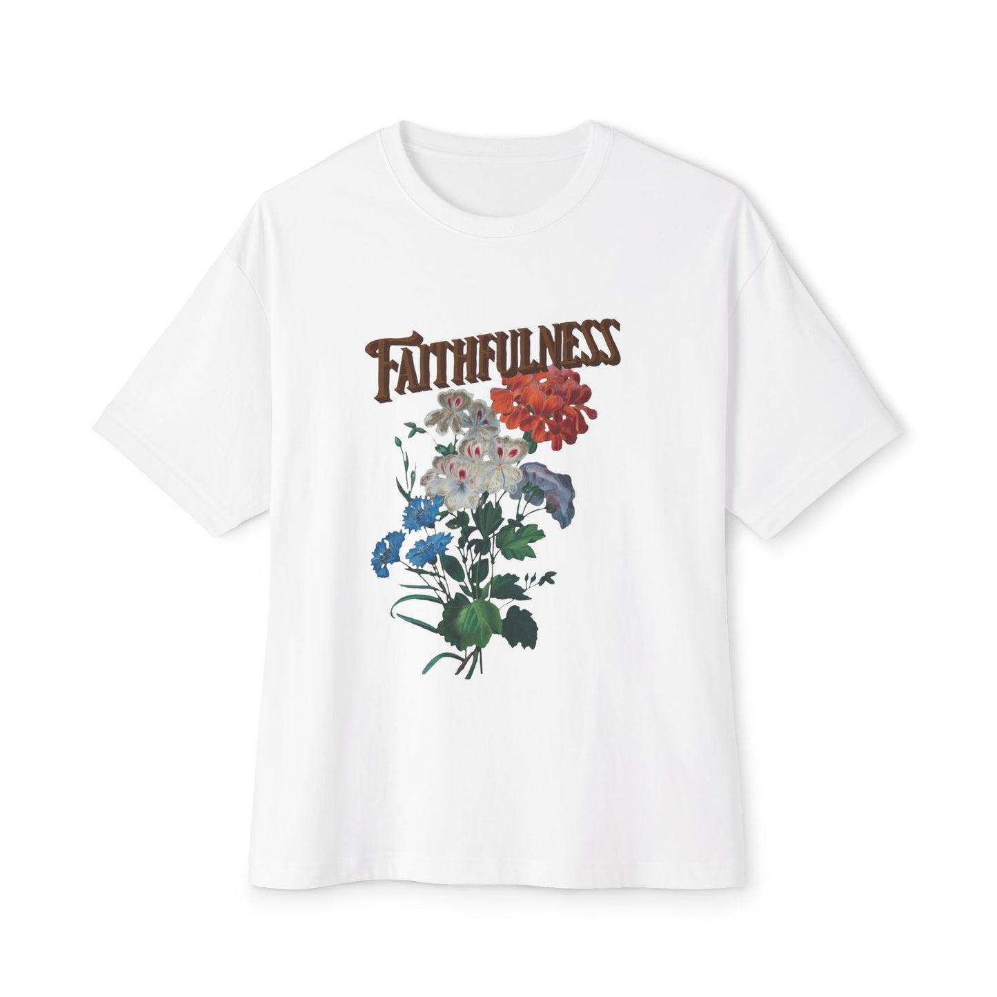 Faithfulness Floral Oversized Tee
