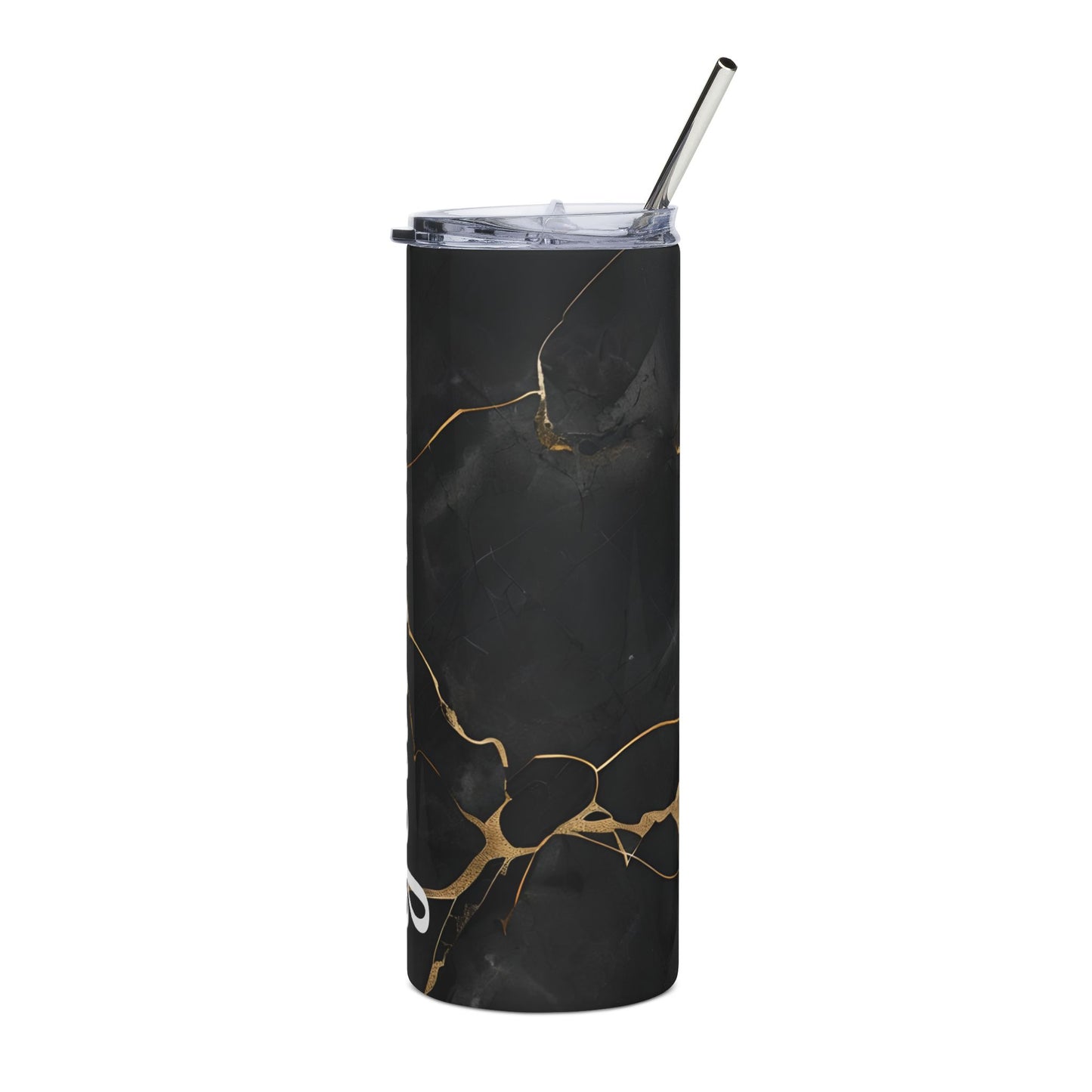 Black Marble 20 oz Stainless Steel Tumbler