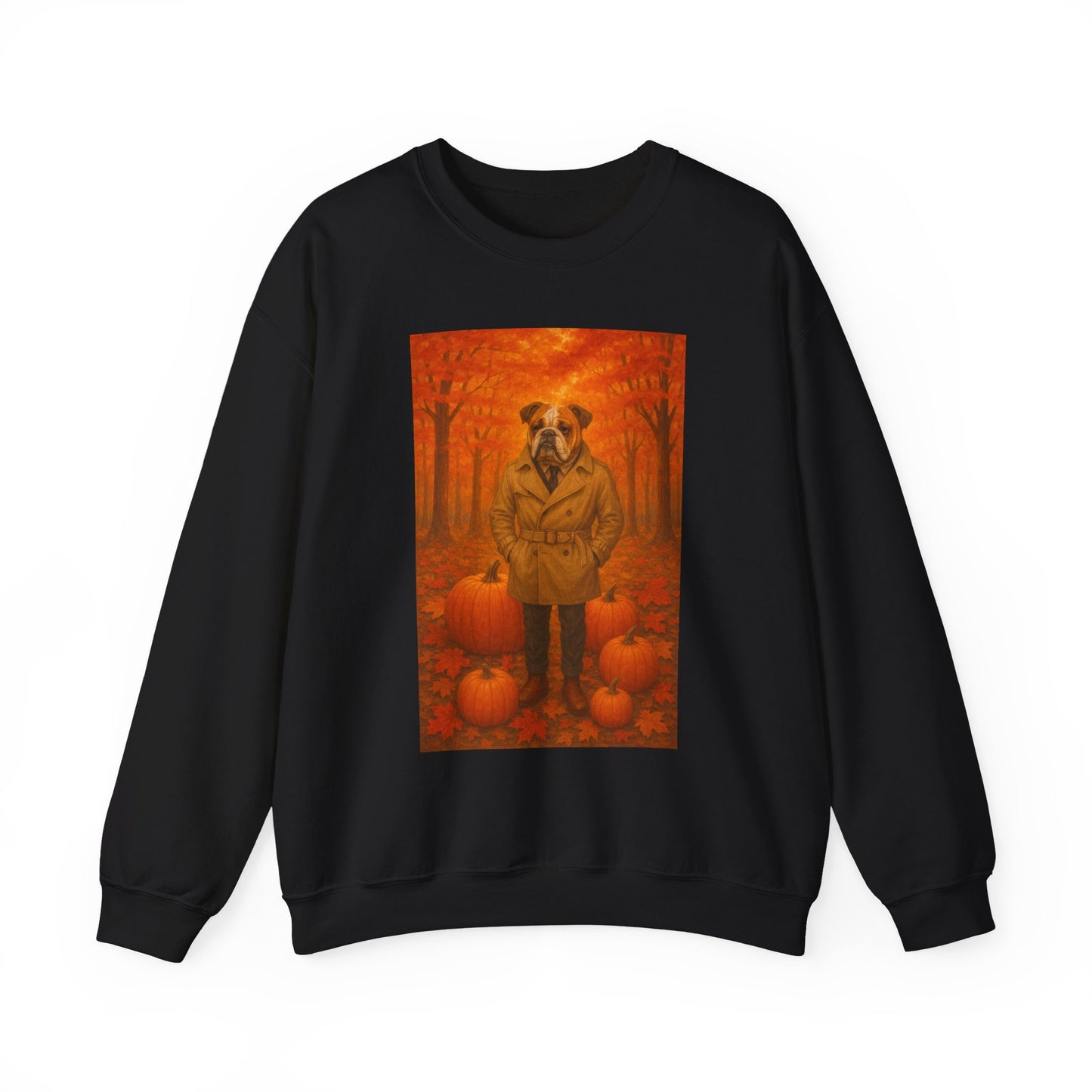Fall Pumpkin Bulldog Sweatshirt