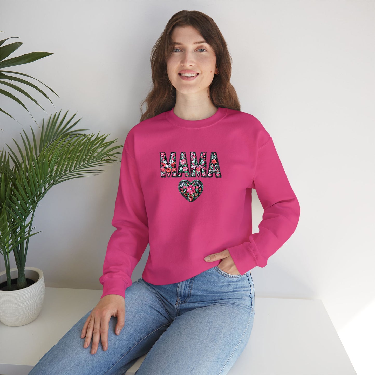 Floral Heart Sweatshirt