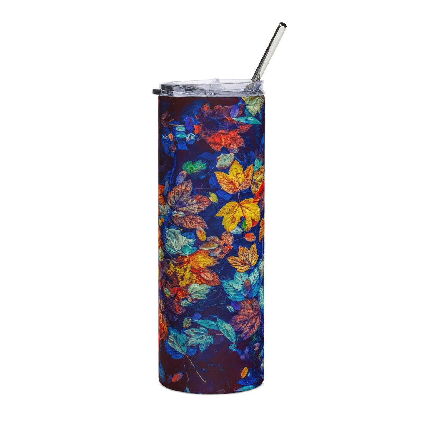 Colorful Fall Leaves Stainless Steel Tumbler 20oz