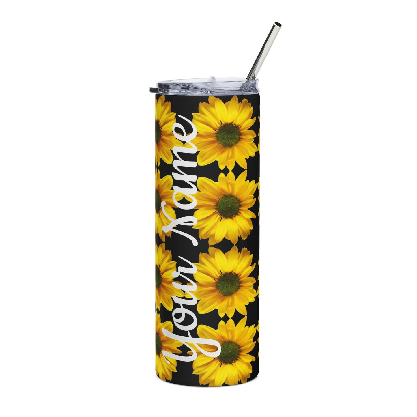 Sunflower Stainless Steel Tumbler- 20 oz