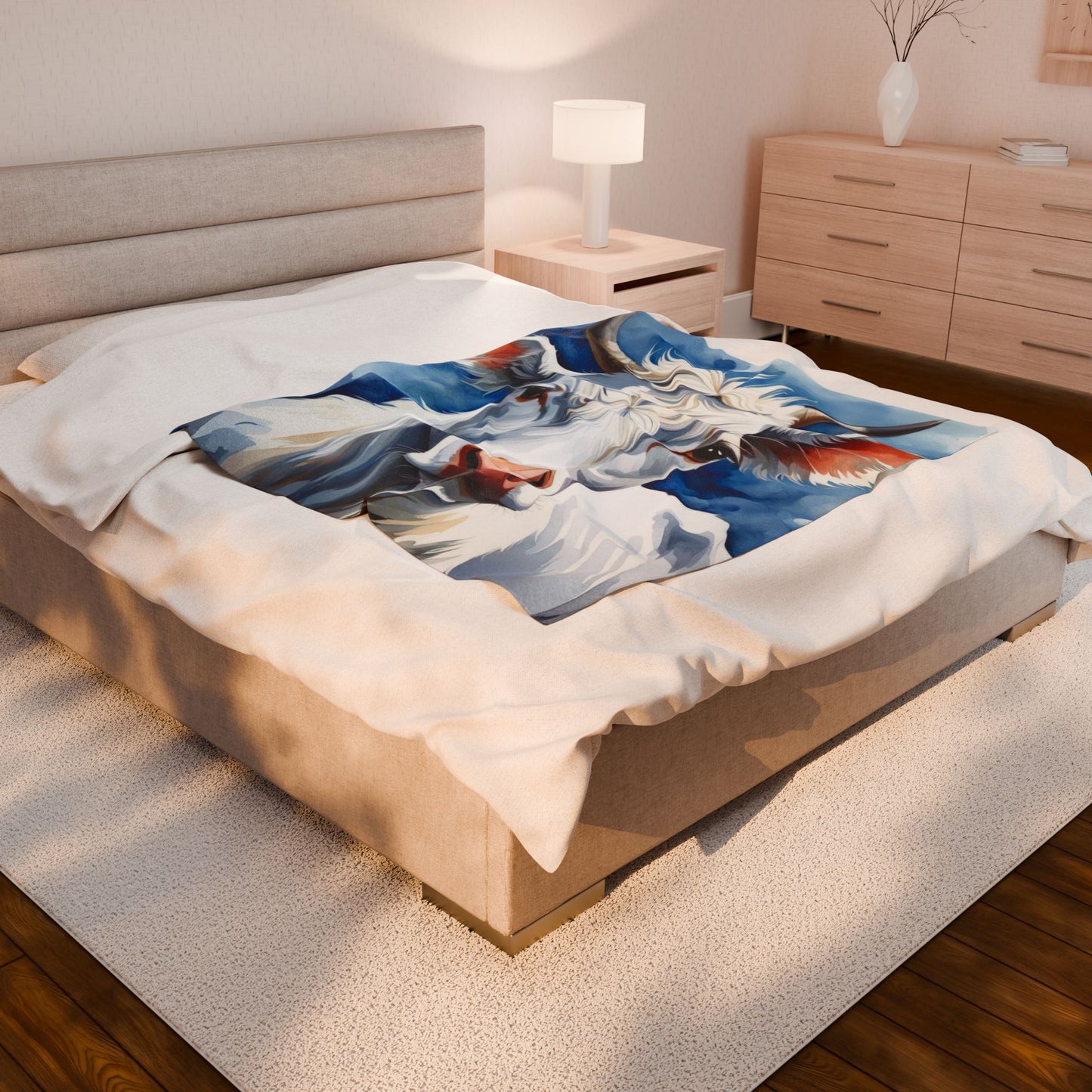 Cow Plush Blanket