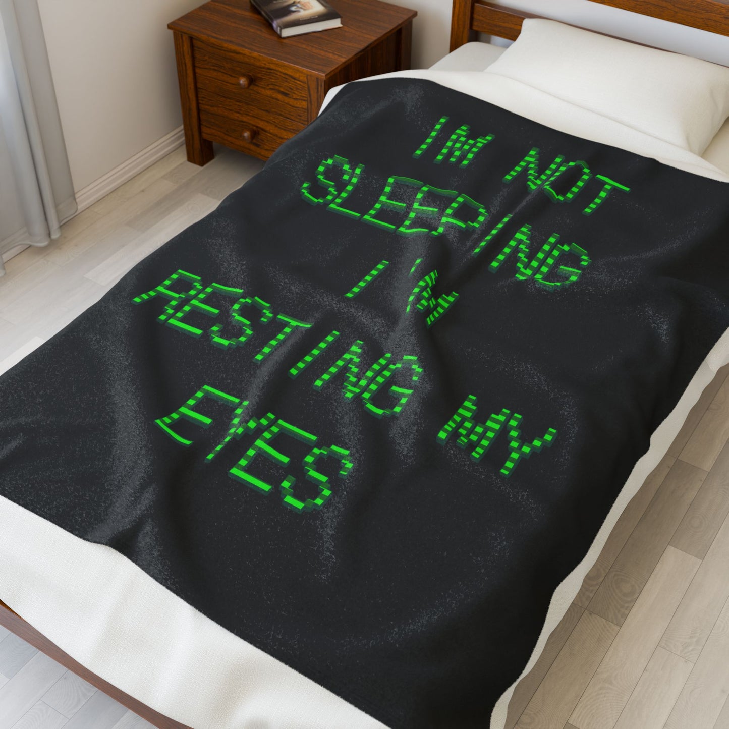 "Resting My Eyes" Blanket