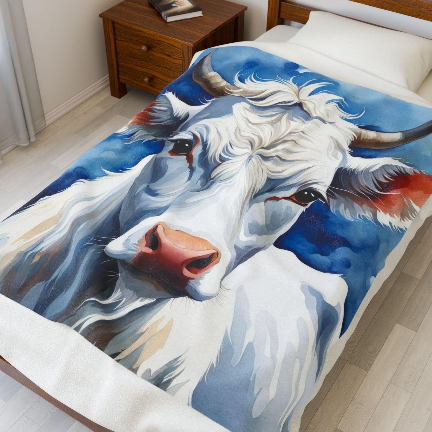 Cow Plush Blanket