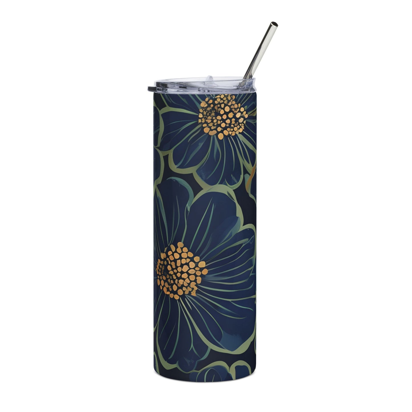Floral Stainless Steel Tumbler