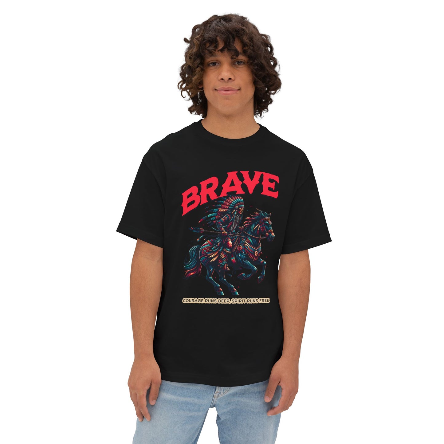 Brave Spirit Oversized Tee