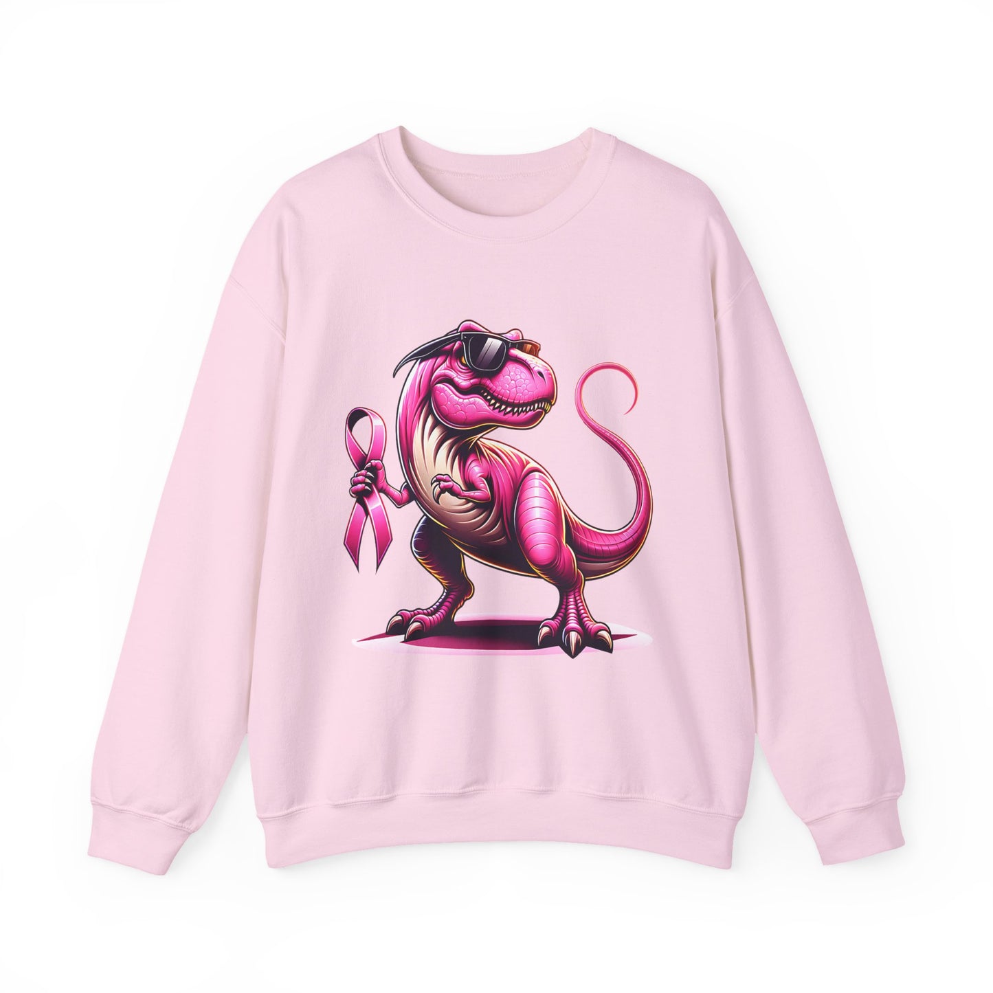 T-Rex Breast Cancer Awareness Sweatshirt