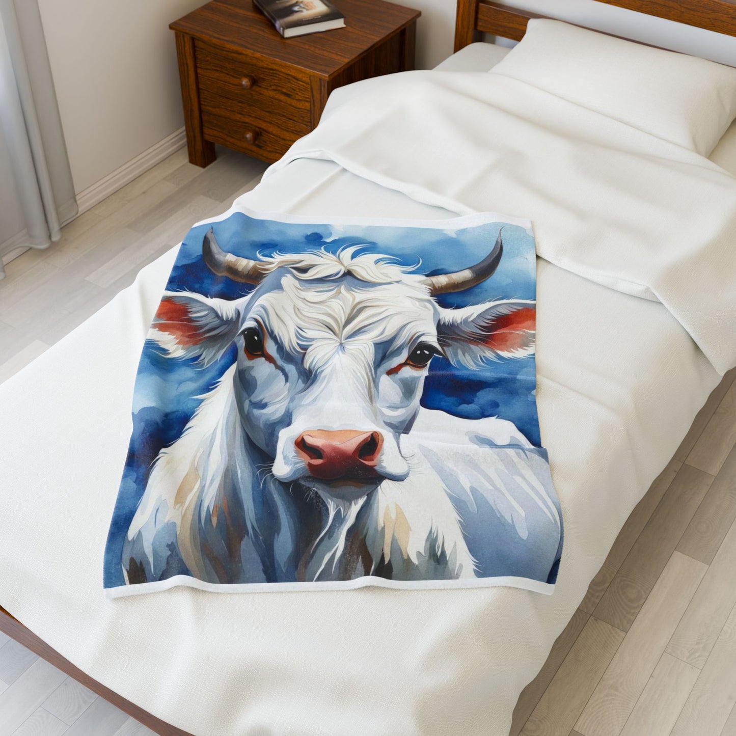 Cow Plush Blanket