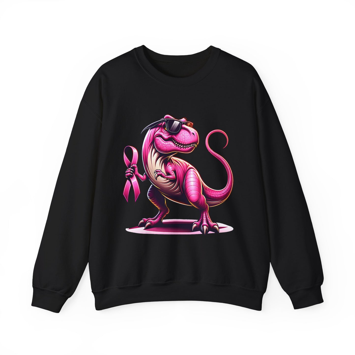 T-Rex Breast Cancer Awareness Sweatshirt