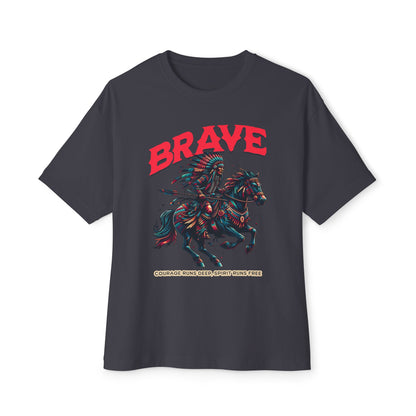 Brave Spirit Oversized Tee