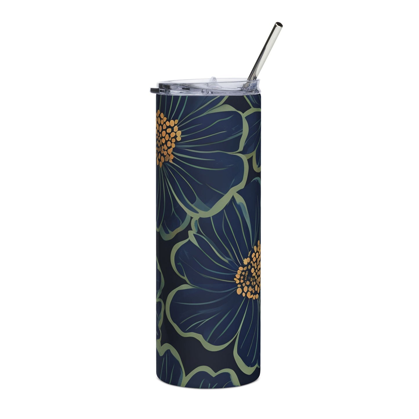Floral Stainless Steel Tumbler
