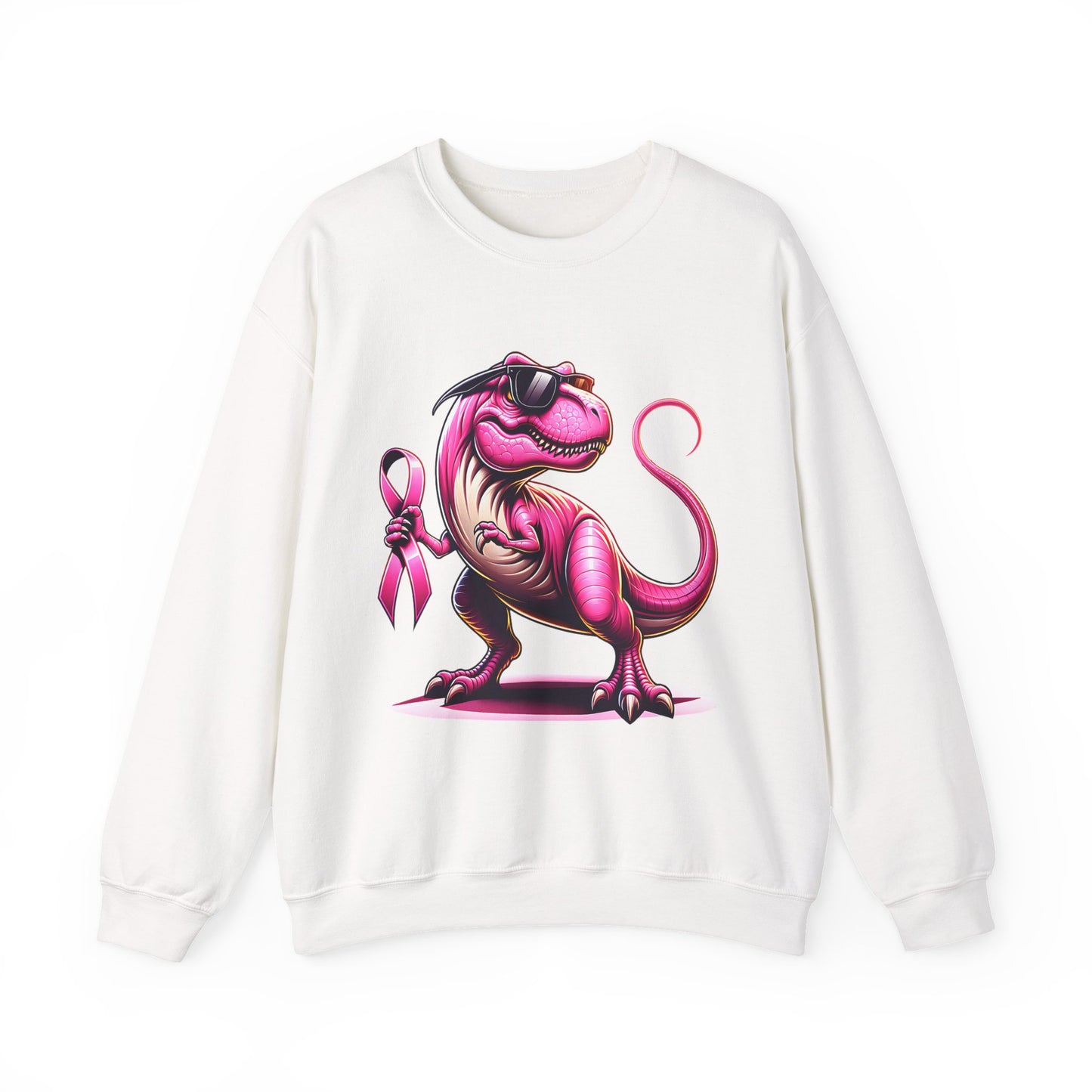 T-Rex Breast Cancer Awareness Sweatshirt