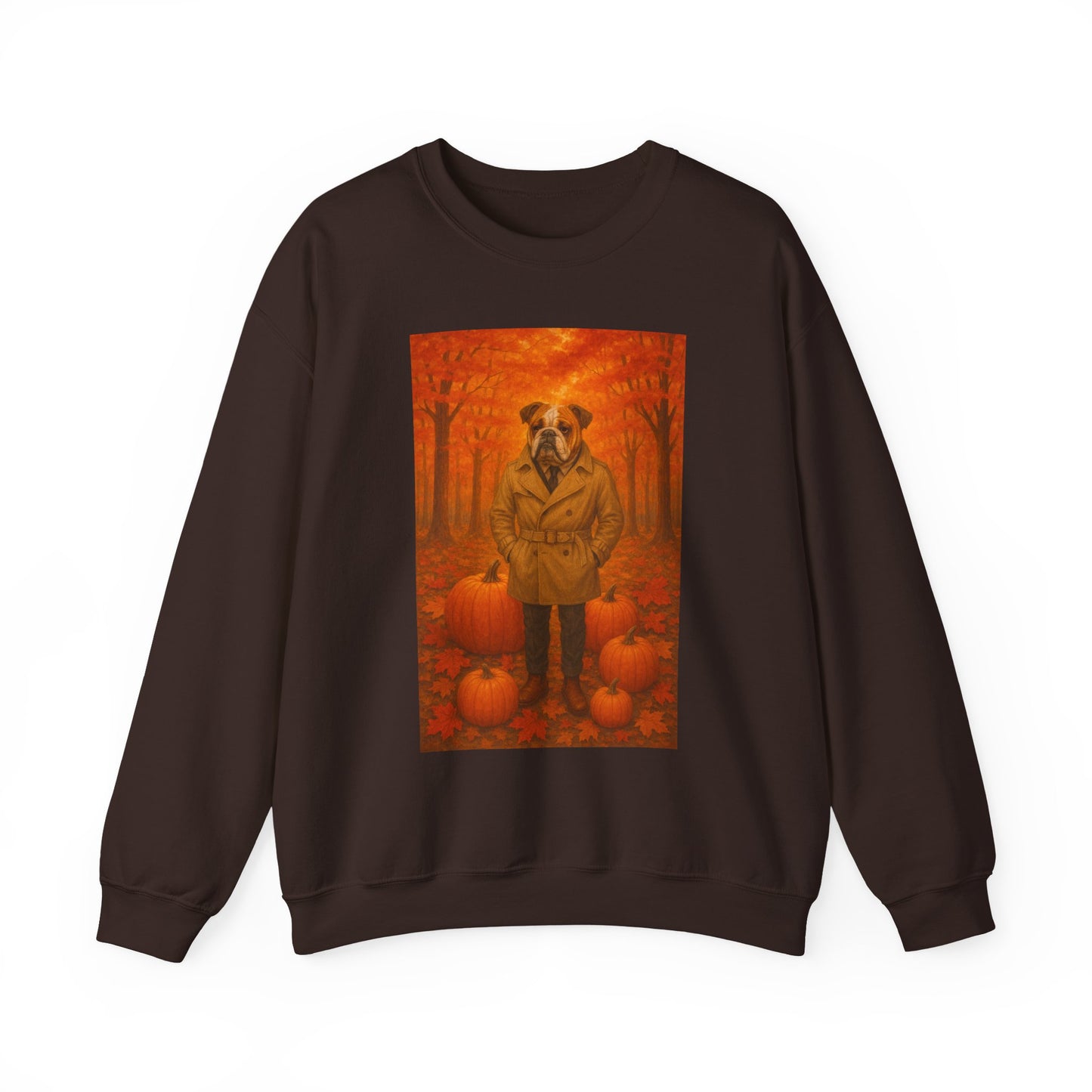 Fall Pumpkin Bulldog Sweatshirt