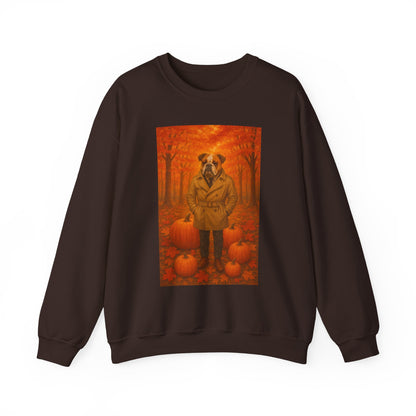 Fall Pumpkin Bulldog Sweatshirt