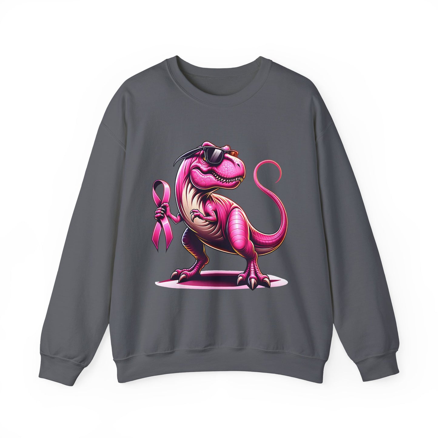 T-Rex Breast Cancer Awareness Sweatshirt