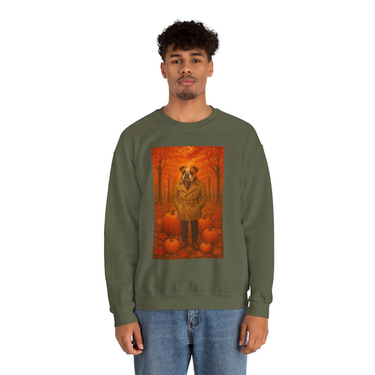 Fall Pumpkin Bulldog Sweatshirt