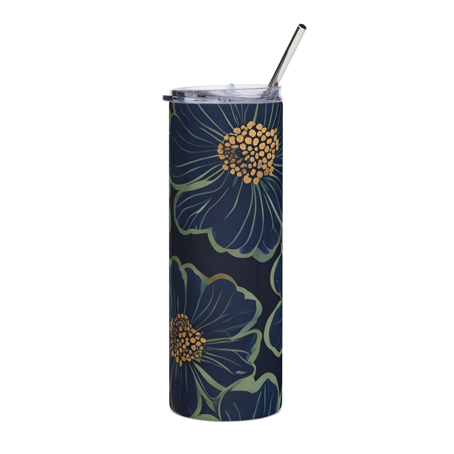 Floral Stainless Steel Tumbler