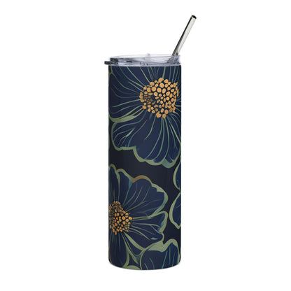 Floral Stainless Steel Tumbler