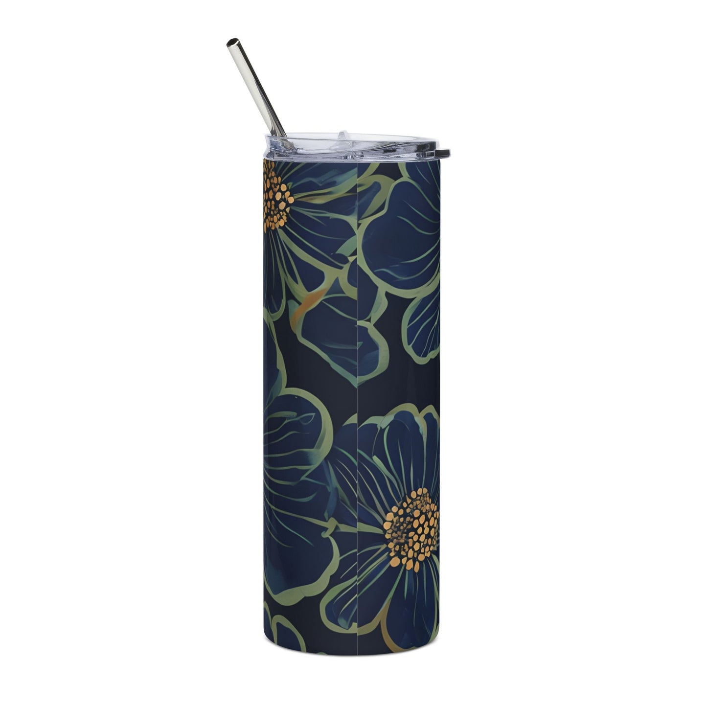 Floral Stainless Steel Tumbler