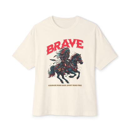 Brave Spirit Oversized Tee