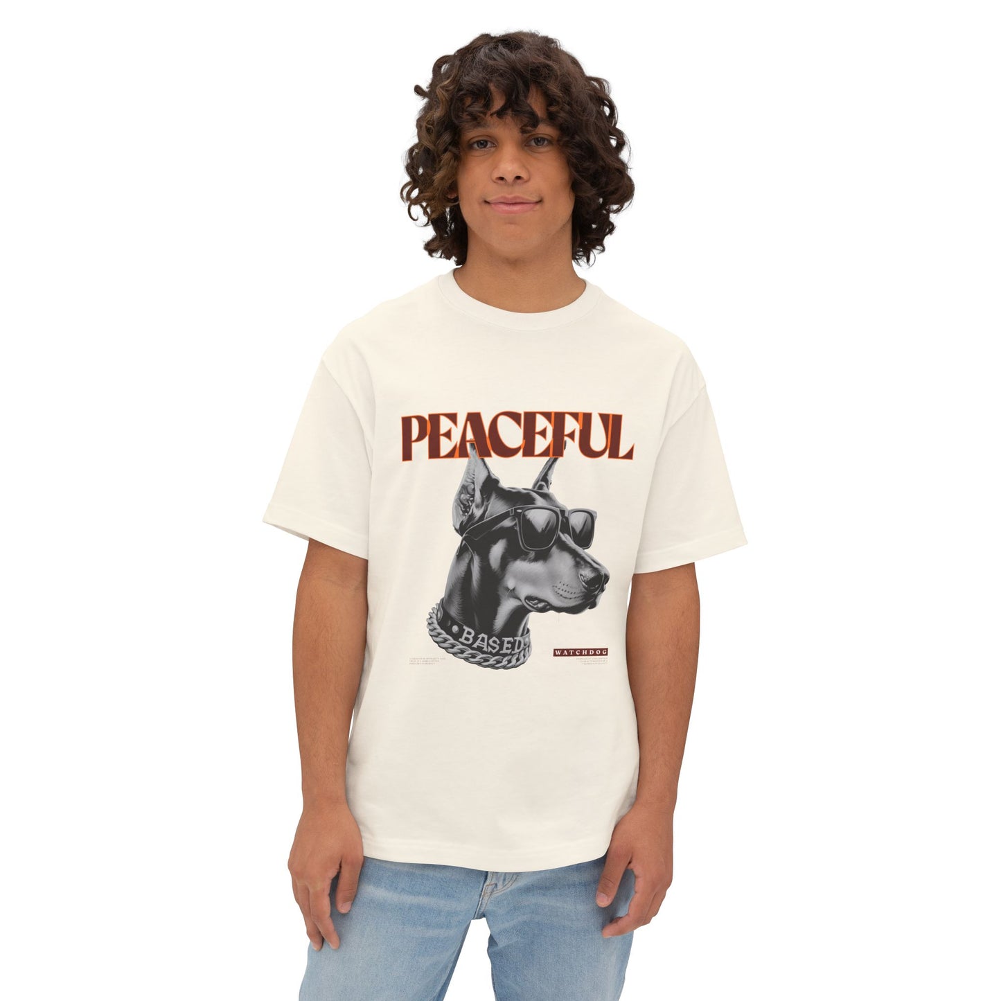 Peaceful Dog Oversized Tee