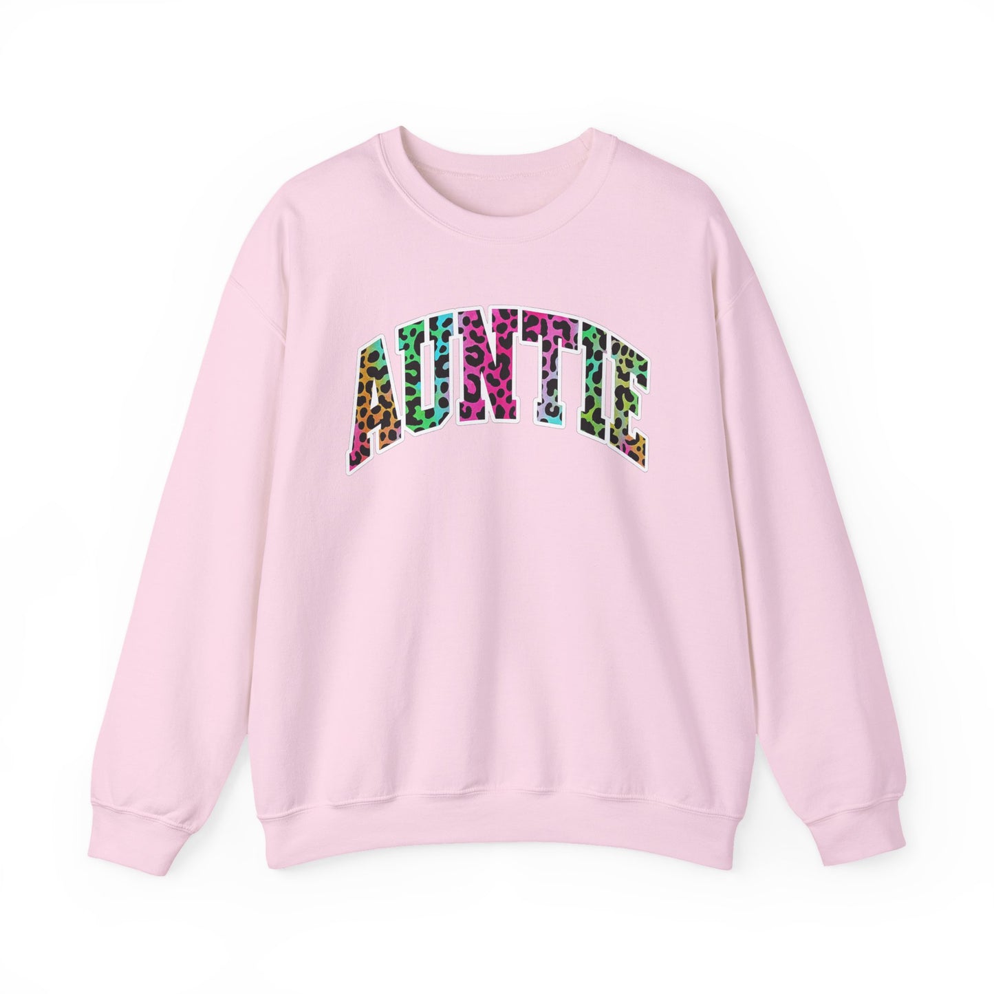 Auntie Neon Animal Print Sweatshirt