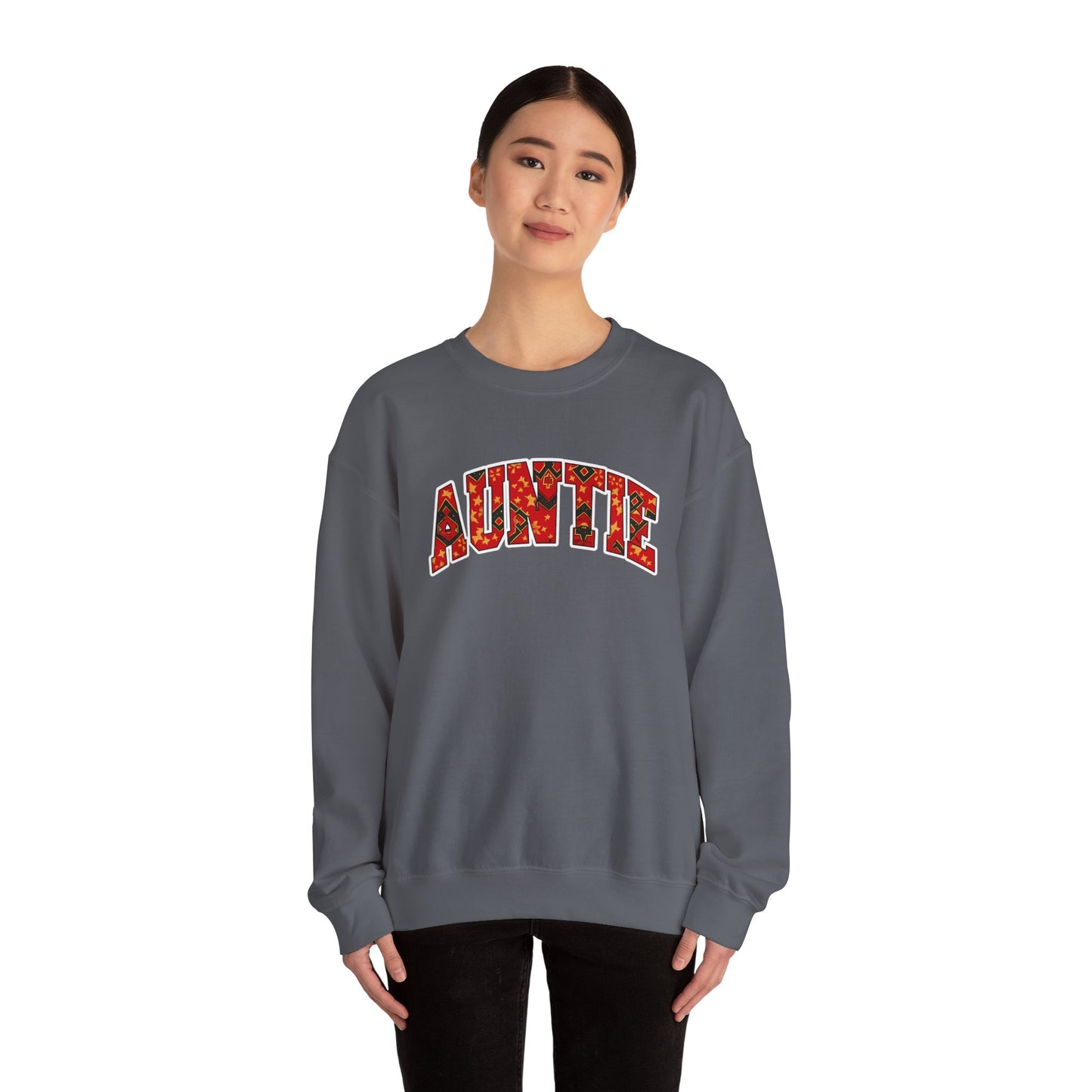 Auntie Floral Crewneck