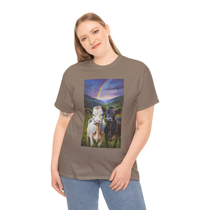 Rainbow Cow Tee