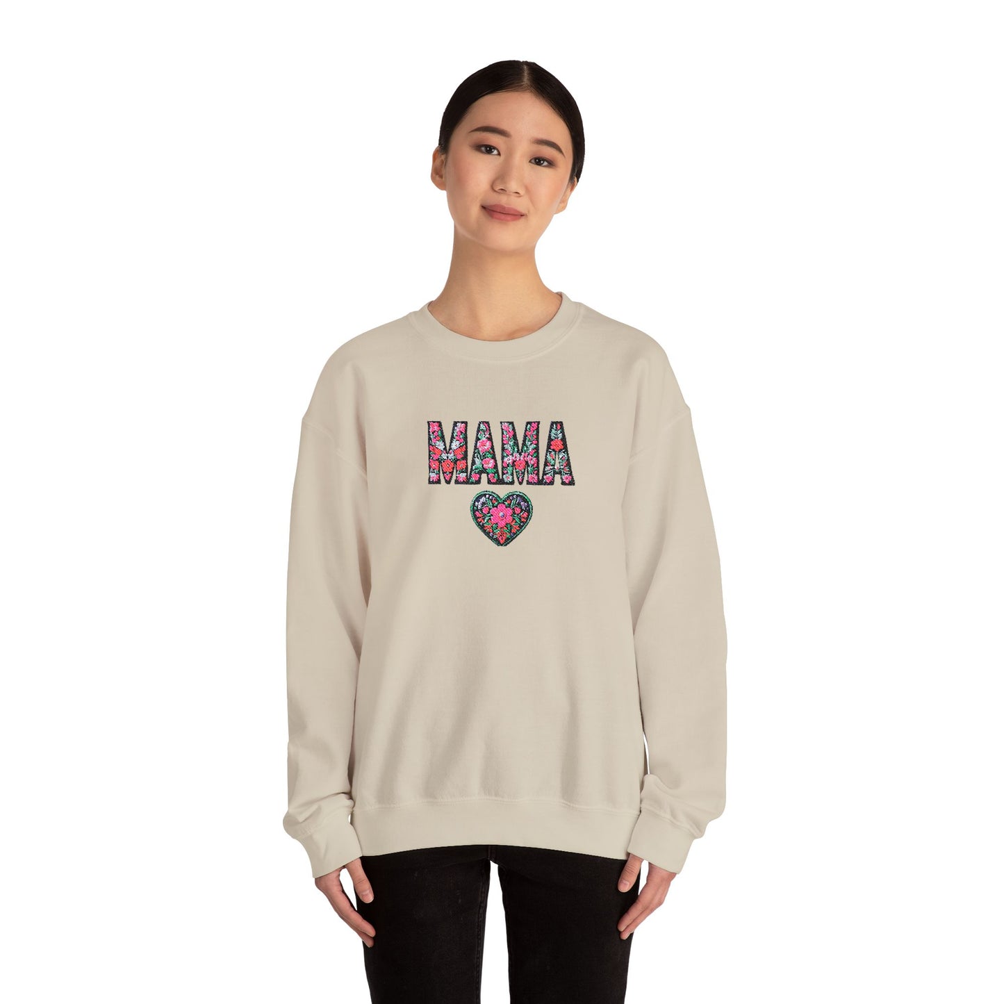 Floral Heart Sweatshirt