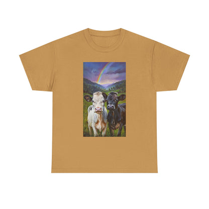 Rainbow Cow Tee