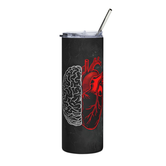 Heart & Brain Stainless Steel Tumbler - 20oz,