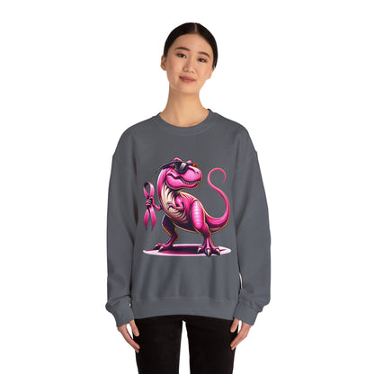 T-Rex Breast Cancer Awareness Sweatshirt