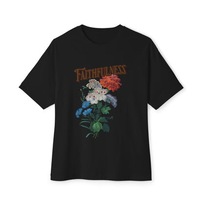 Faithfulness Floral Oversized Tee