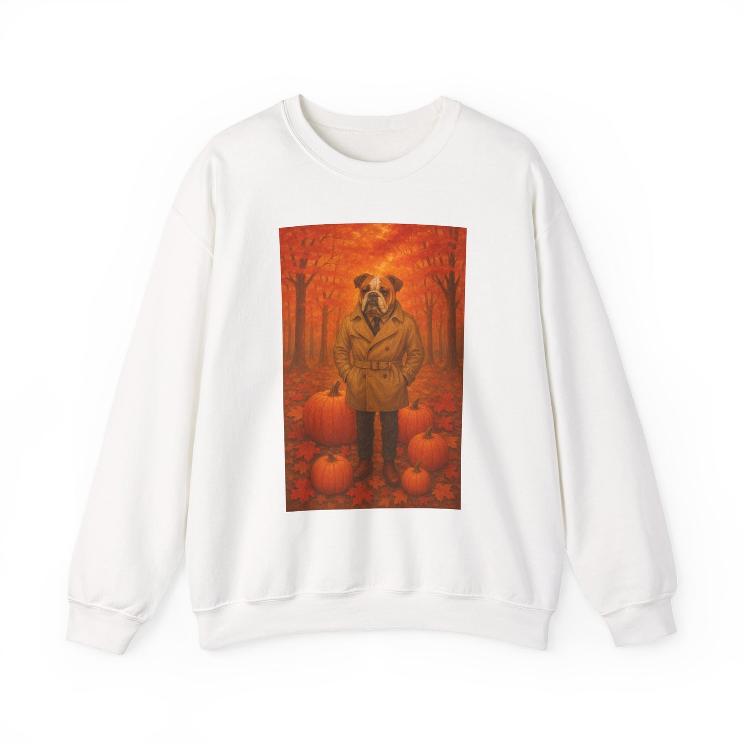 Fall Pumpkin Bulldog Sweatshirt