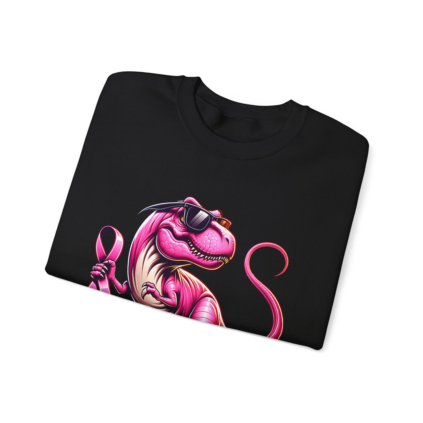 T-Rex Breast Cancer Awareness Sweatshirt