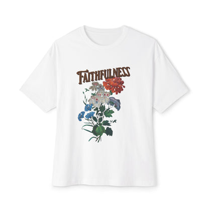 Faithfulness Floral Oversized Tee