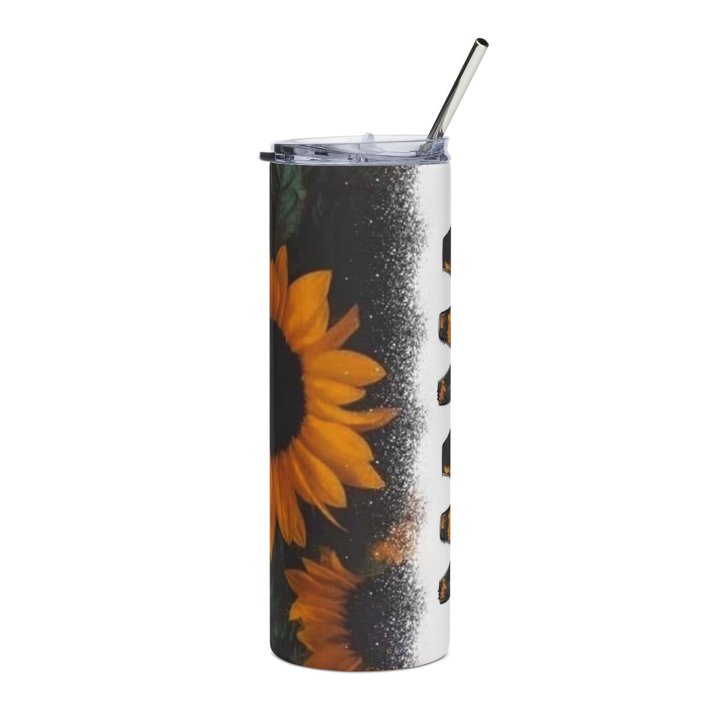 Sunflower Mama Stainless Steel Tumbler — 20oz Insulated Travel Cup