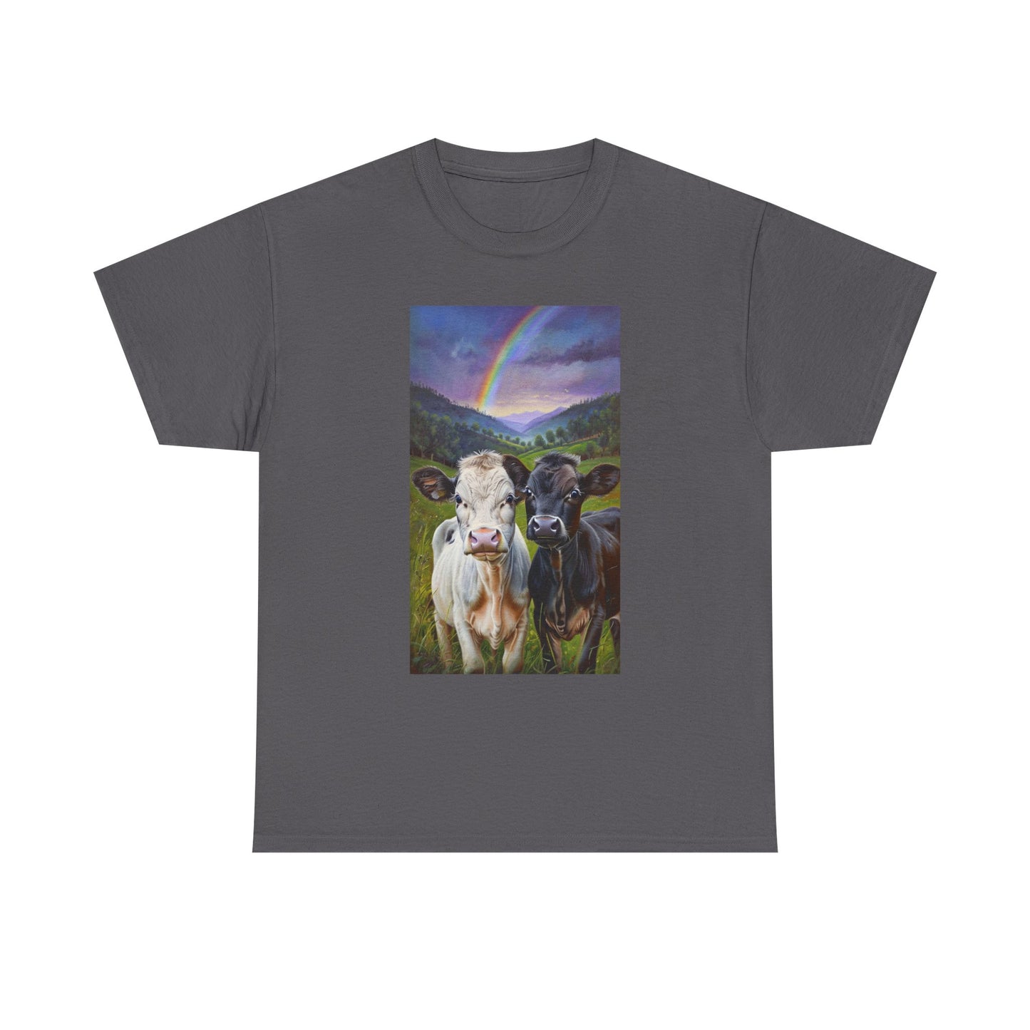 Rainbow Cow Tee