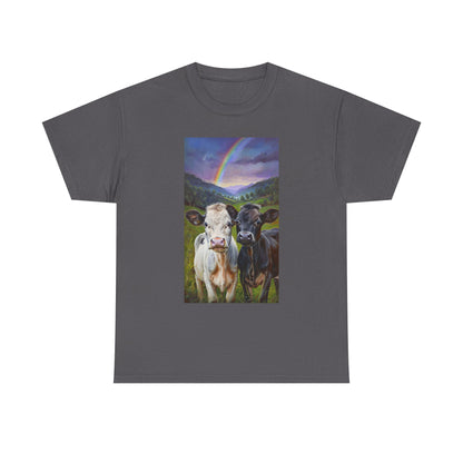 Rainbow Cow Tee