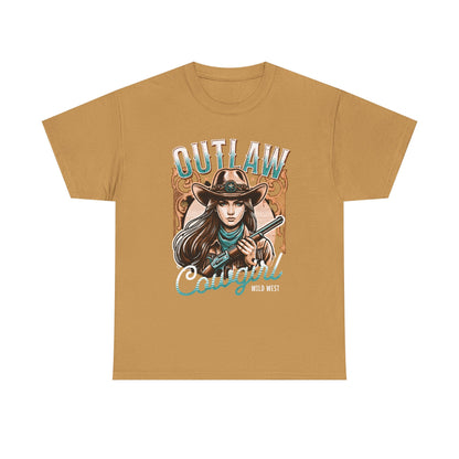 Wild West Outlaw Cowgirl Tee