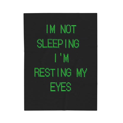 "Resting My Eyes" Blanket