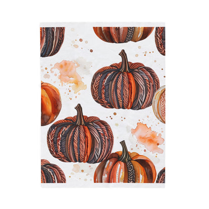 Cozy Autumn Pumpkin Blanket