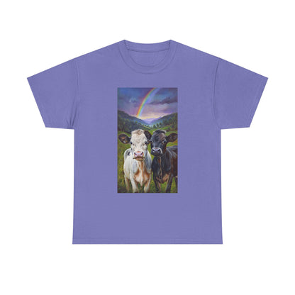 Rainbow Cow Tee