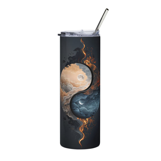 Yin Yang Stainless Steel Tumbler 20oz